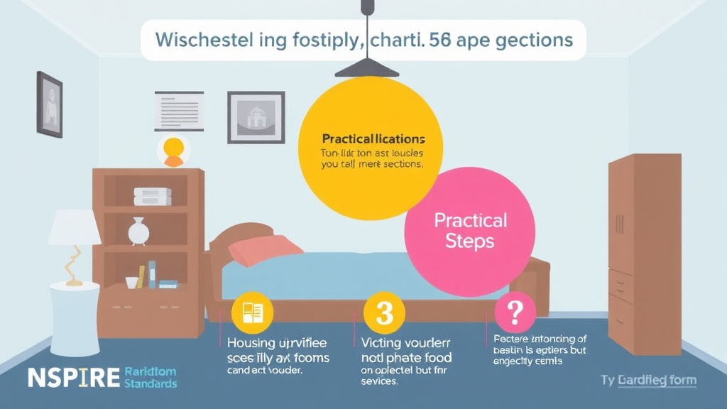 Visual guide for practical steps in nspire utility room standards