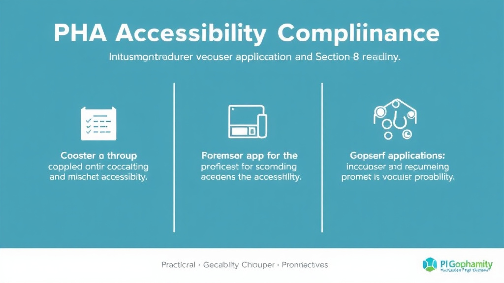 Hands-on guide visualization for PHA Accessibility Compliance