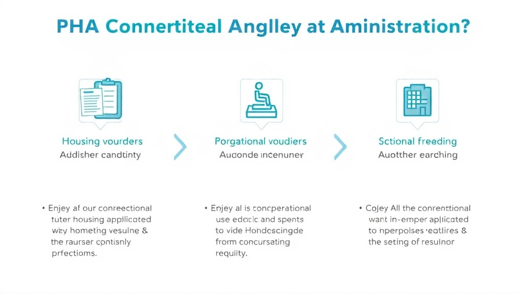 Action-oriented illustration showing how to apply PHA Contract Administration