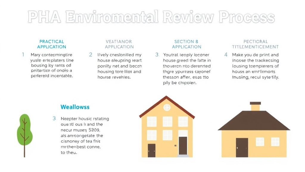 Real-world application diagram for PHA Environmental Review Process
