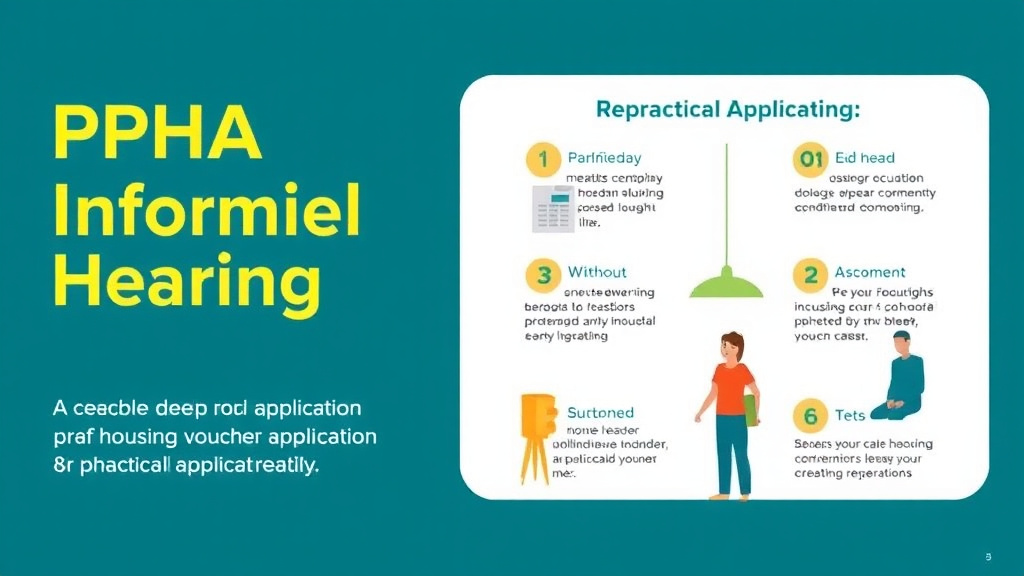 Process flow illustration for putting PHA Informal Hearing Guide into action