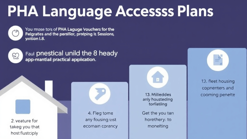 Step-by-step visual guide for implementing PHA Language Access Plans