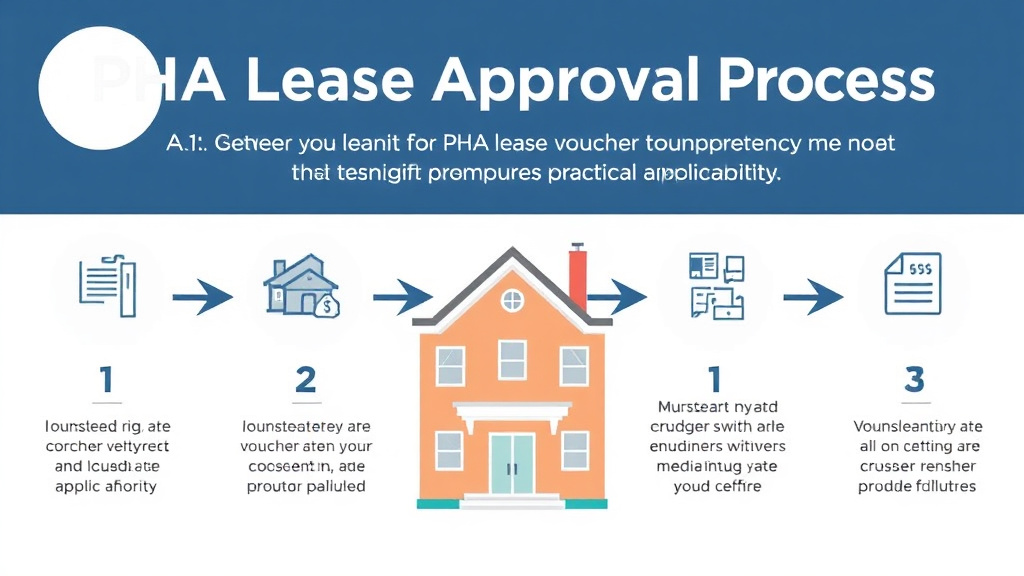 Action-oriented illustration showing how to apply PHA Lease Approval Process
