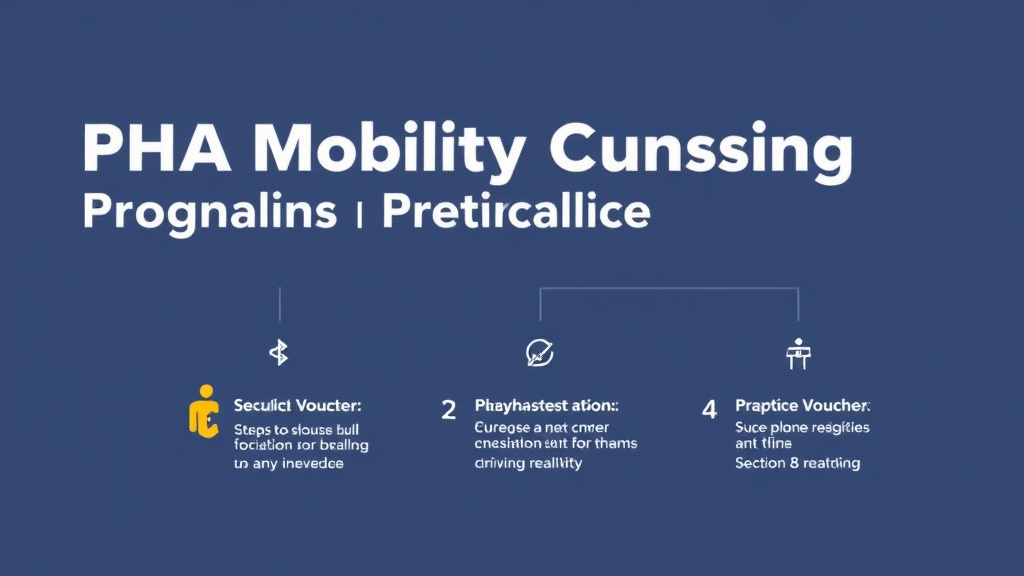 Action-oriented illustration showing how to apply PHA Mobility Counseling Programs