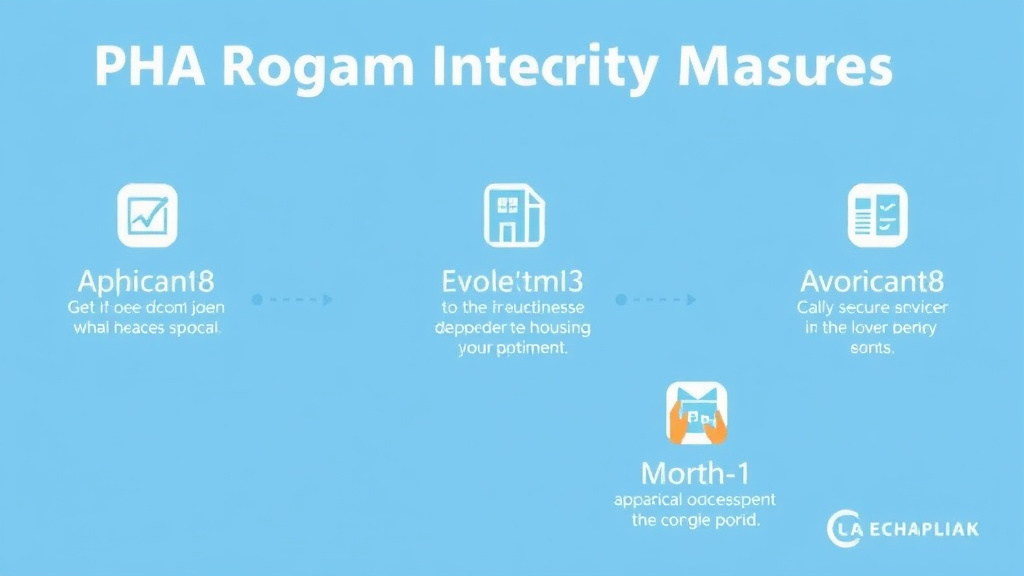 Practical checklist visual for PHA Program Integrity Measures