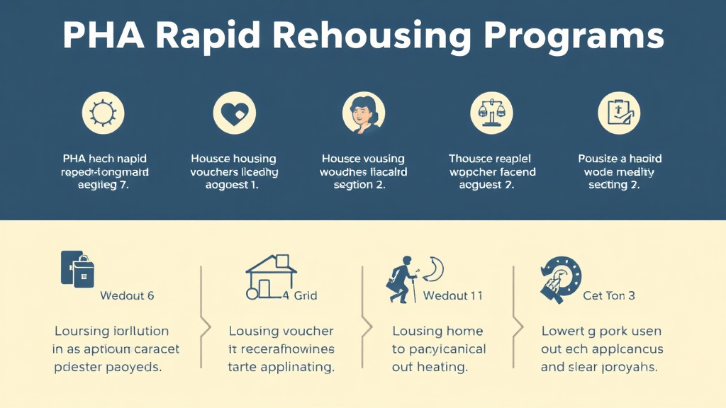 Process flow illustration for putting PHA Rapid Rehousing Programs into action