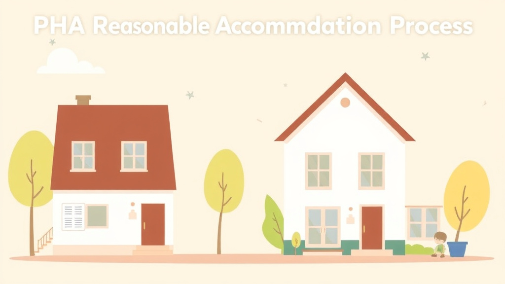 Illustration breaking down the fundamentals of PHA Reasonable Accommodation Process