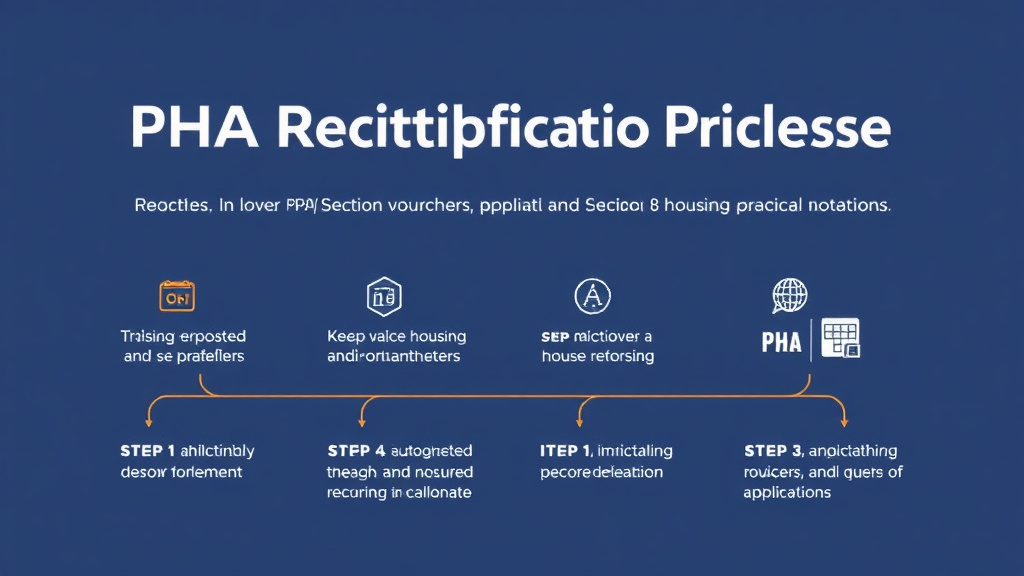 Step-by-step visual guide for implementing PHA Recertification Process