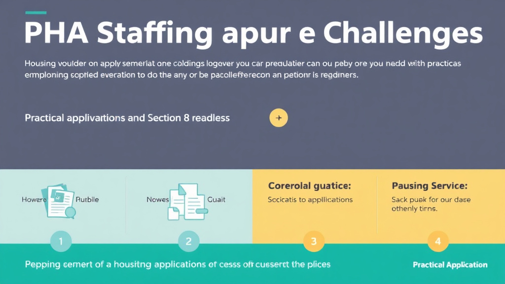 Real-world application diagram for PHA Staffing and Service Challenges