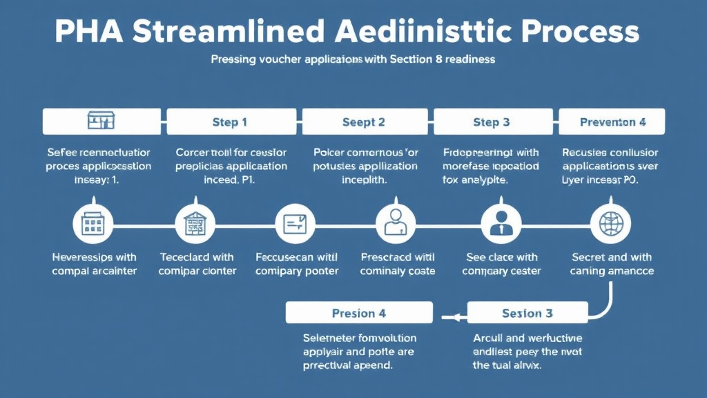 Process flow illustration for putting PHA Streamlined Administrative Processes into action