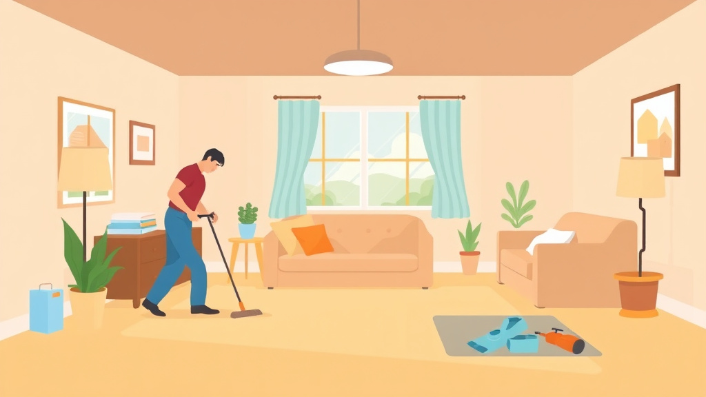 Visual overview of carpet Cleaning Schedule for Rentals with key concepts highlighted