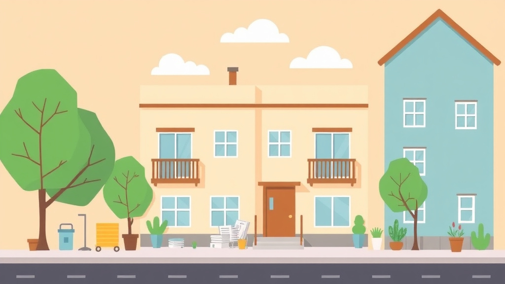 A professional illustration depicting common Area Maintenance for Multi-Family