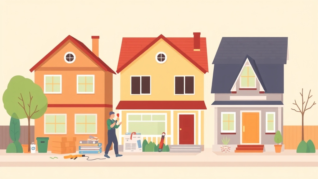 Visual overview of managing Contractors for Rental Repairs with key concepts highlighted