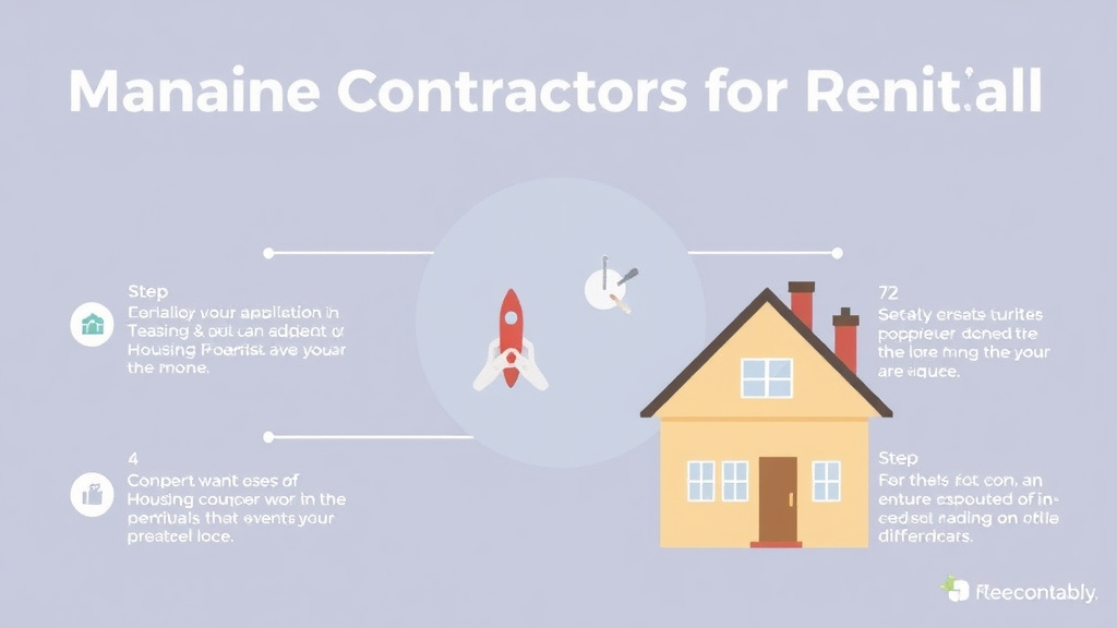 Hands-on guide visualization for managing Contractors for Rental Repairs