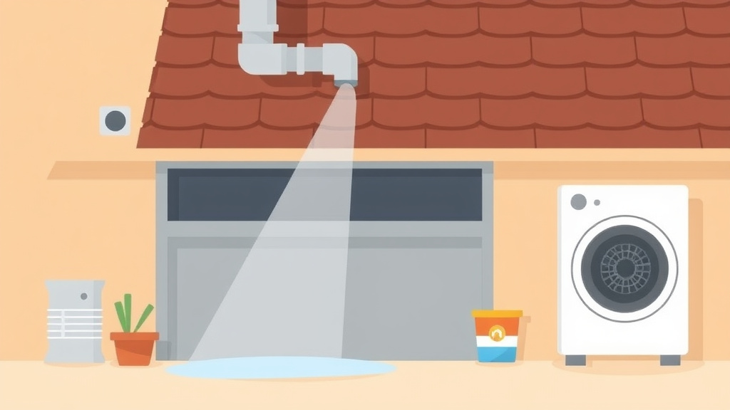 A professional illustration depicting dryer Vent Cleaning Guide
