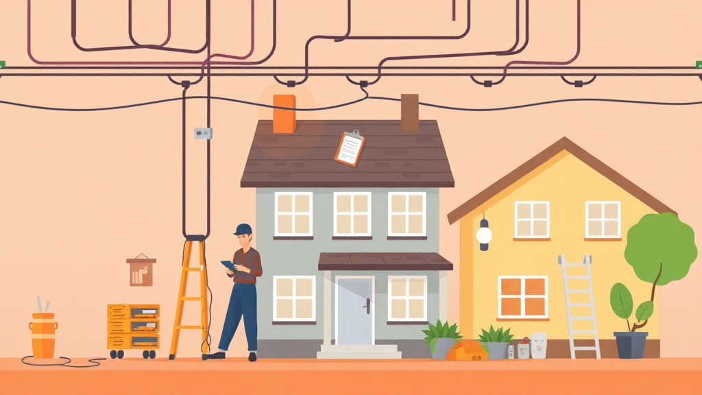 An informative visual explaining electrical Maintenance for Rental Properties for beginners and professionals