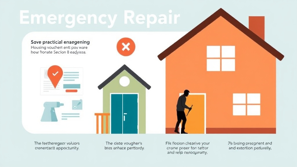 Process flow illustration for putting emergency Repair Protocol for Landlords into action