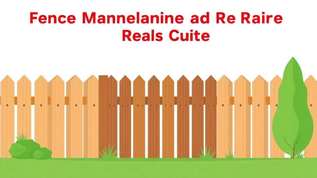 Practical workflow diagram for fence Maintenance and Repair Guide