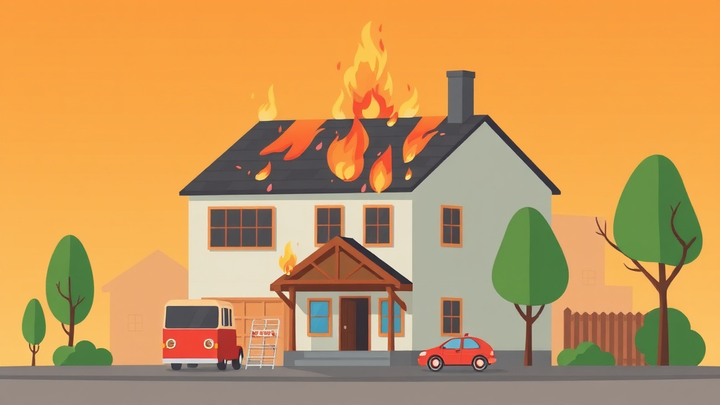 Visual overview of fire Damage Response Guide with key concepts highlighted