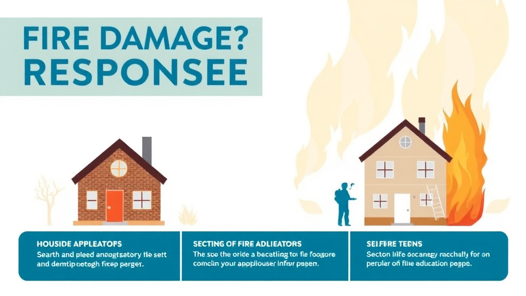 Hands-on guide visualization for fire Damage Response Guide