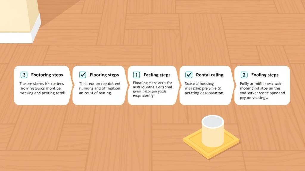 Practical checklist visual for flooring Maintenance for Rental Properties