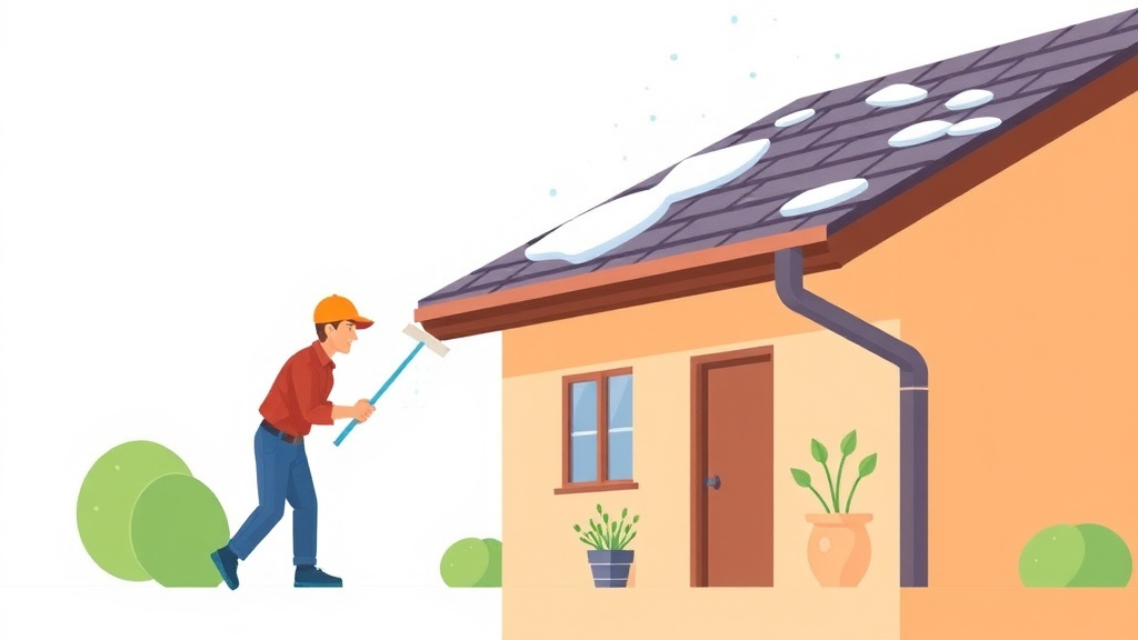 Conceptual diagram showing how gutter Cleaning and Maintenance Guide works in practice