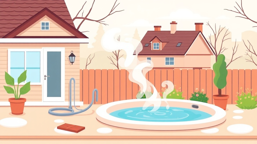 Clear illustration of hot Tub Maintenance for Rental Properties with supporting details
