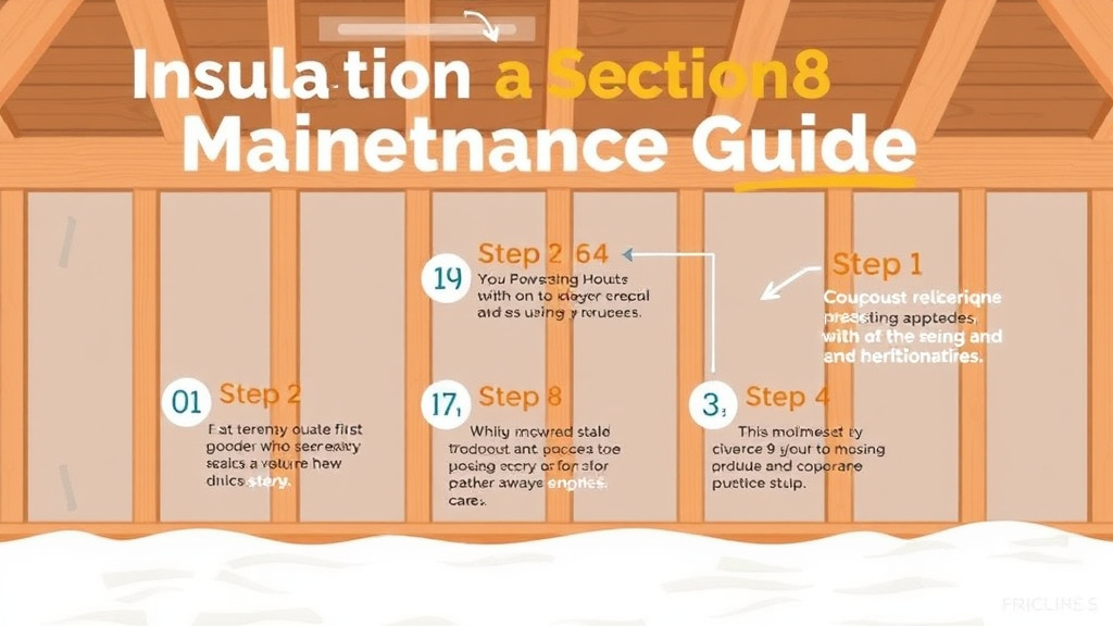 Step-by-step visual guide for implementing insulation Maintenance Guide