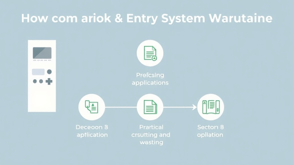 Practical workflow diagram for intercom and Entry System Maintenance