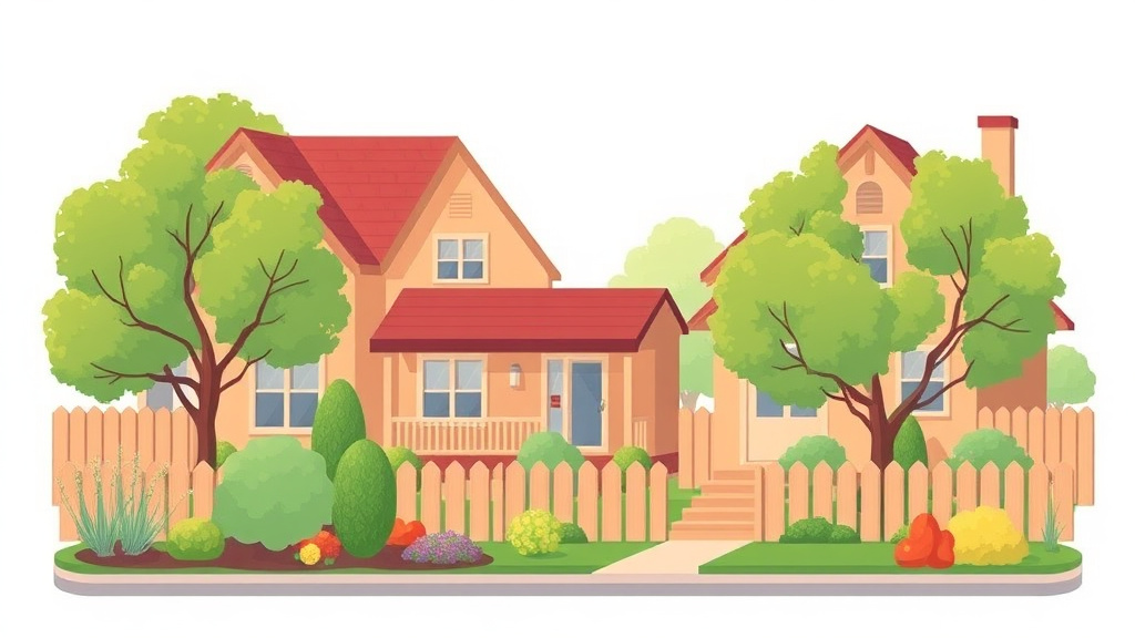 Detailed visual representation of landscape Maintenance for Rental Properties
