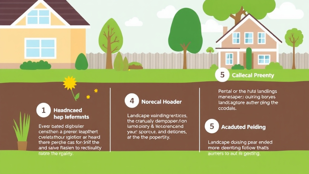 Action-oriented illustration showing how to apply landscape Maintenance for Rental Properties