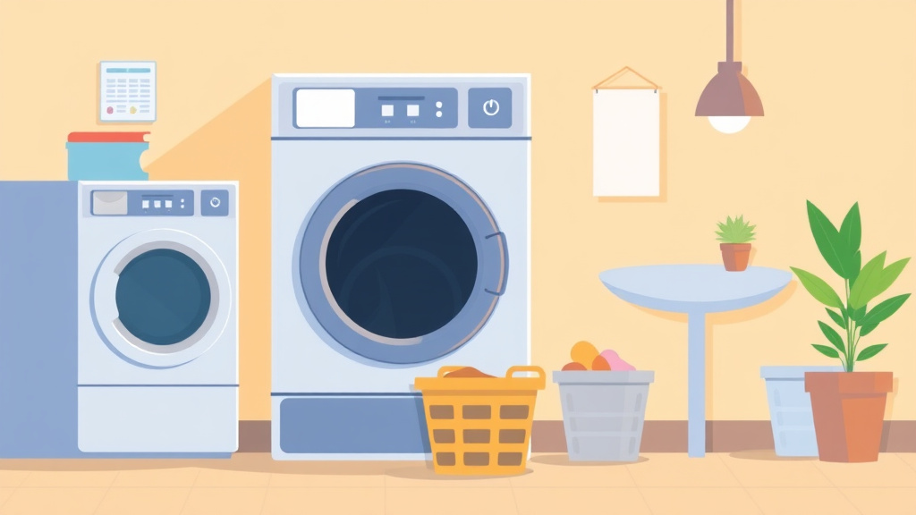 Visual overview of laundry Facility Maintenance Guide with key concepts highlighted
