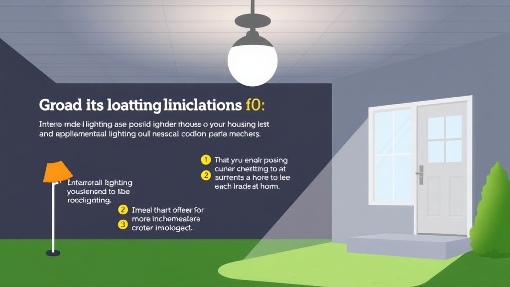 Practical checklist visual for interior and Exterior Lighting Maintenance