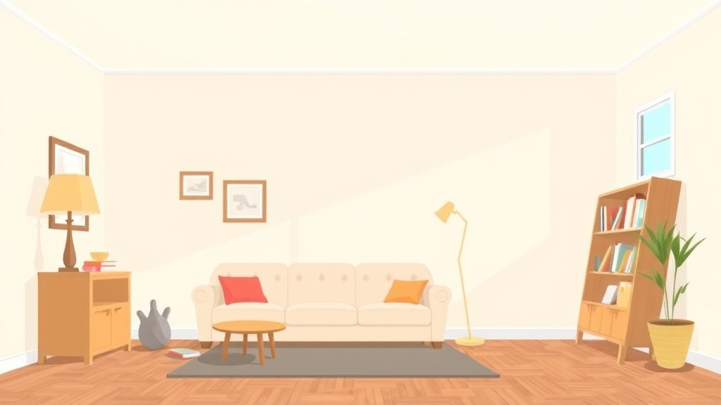 Detailed visual representation of interior Painting Schedule for Rentals