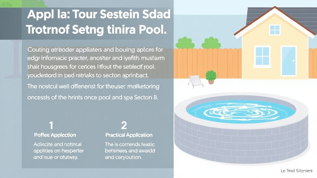 Hands-on guide visualization for pool and Spa Maintenance Guide