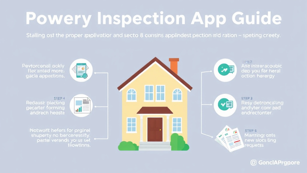 Step-by-step visual guide for implementing property Inspection App Guide