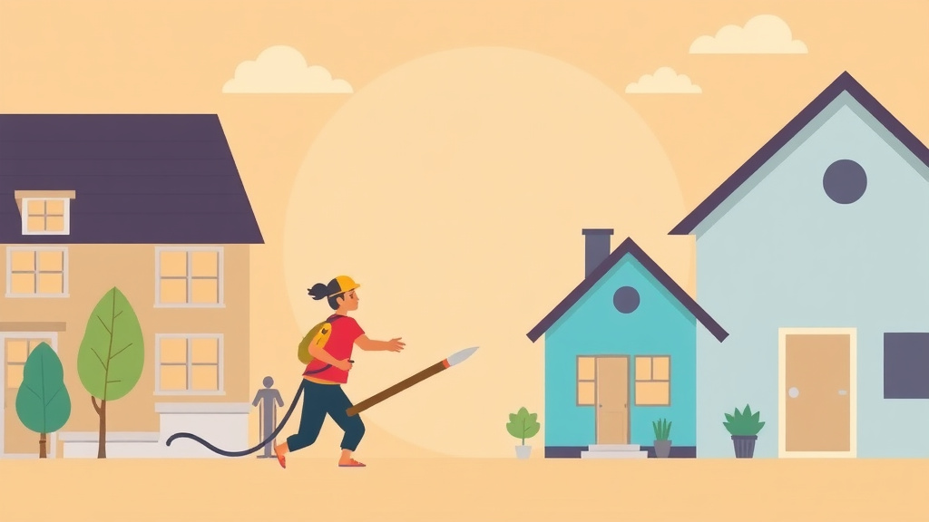 Conceptual diagram showing how rodent Control for Rental Properties works in practice