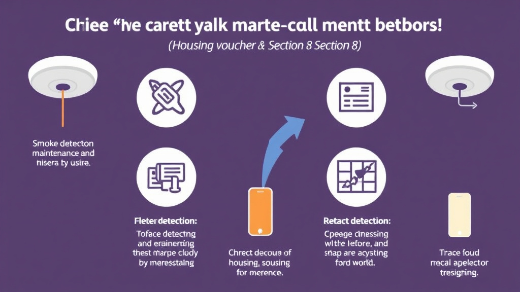 Step-by-step visual guide for implementing smoke Detector Maintenance and Testing