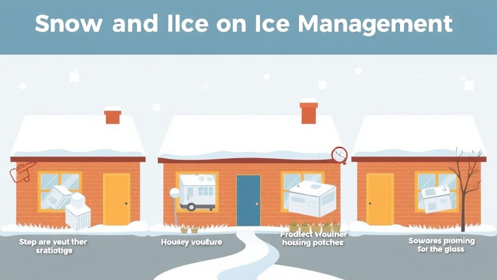 Practical workflow diagram for snow and Ice Management for Rentals