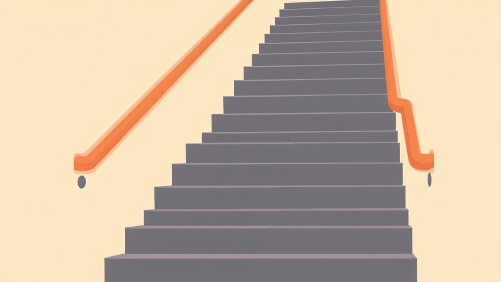 Illustration breaking down the fundamentals of stairway and Handrail Maintenance
