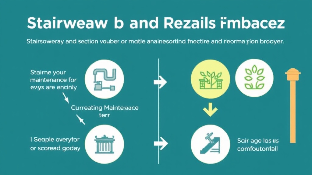 Real-world application diagram for stairway and Handrail Maintenance