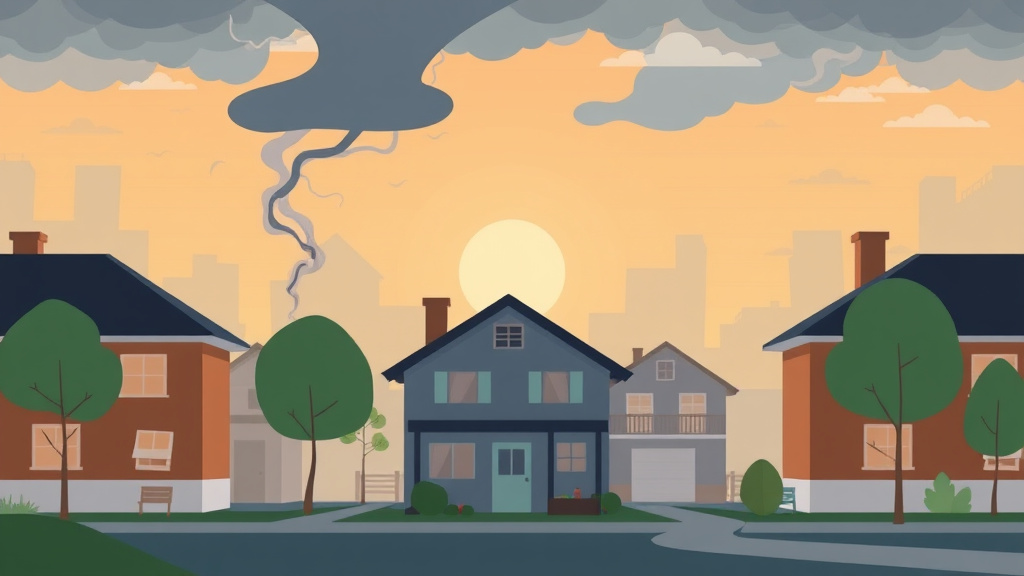 Visual overview of storm Damage Response Guide with key concepts highlighted