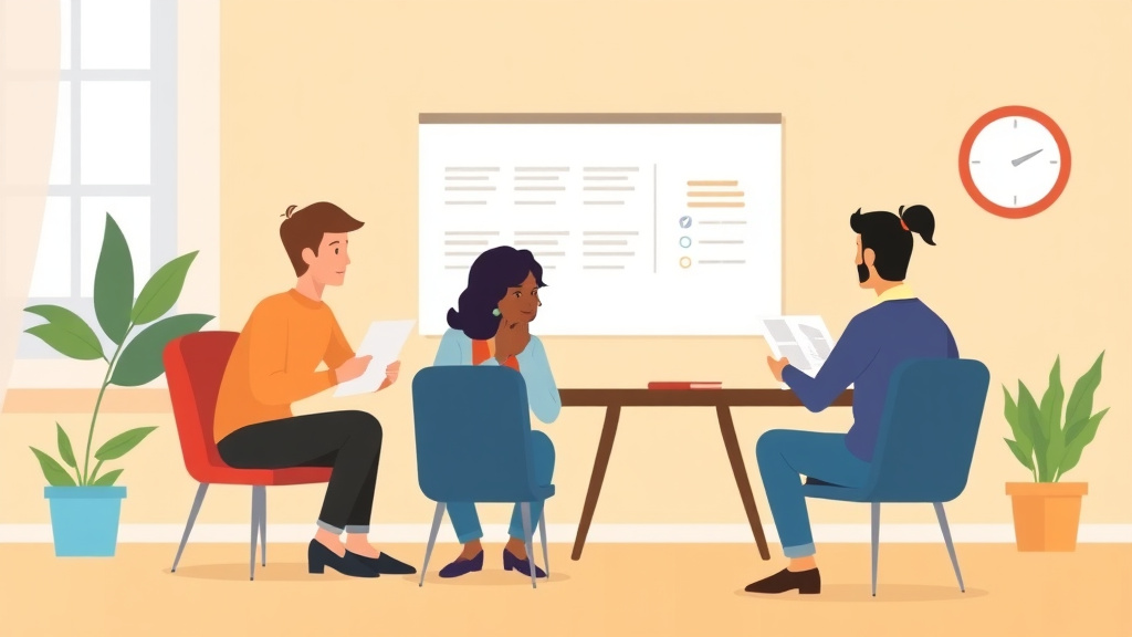 A professional illustration depicting training Tenants on Basic Maintenance