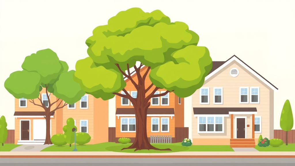 An informative visual explaining tree Maintenance for Rental Properties for beginners and professionals