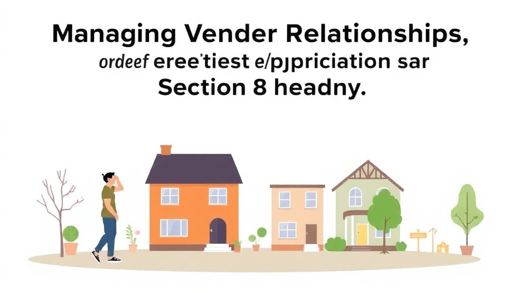 An informative visual explaining managing Vendor Relationships for beginners and professionals