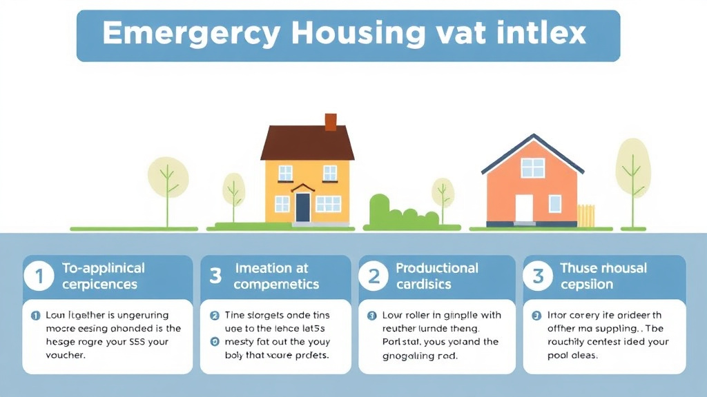 Visual guide for practical steps in emergency housing vouchers in texas