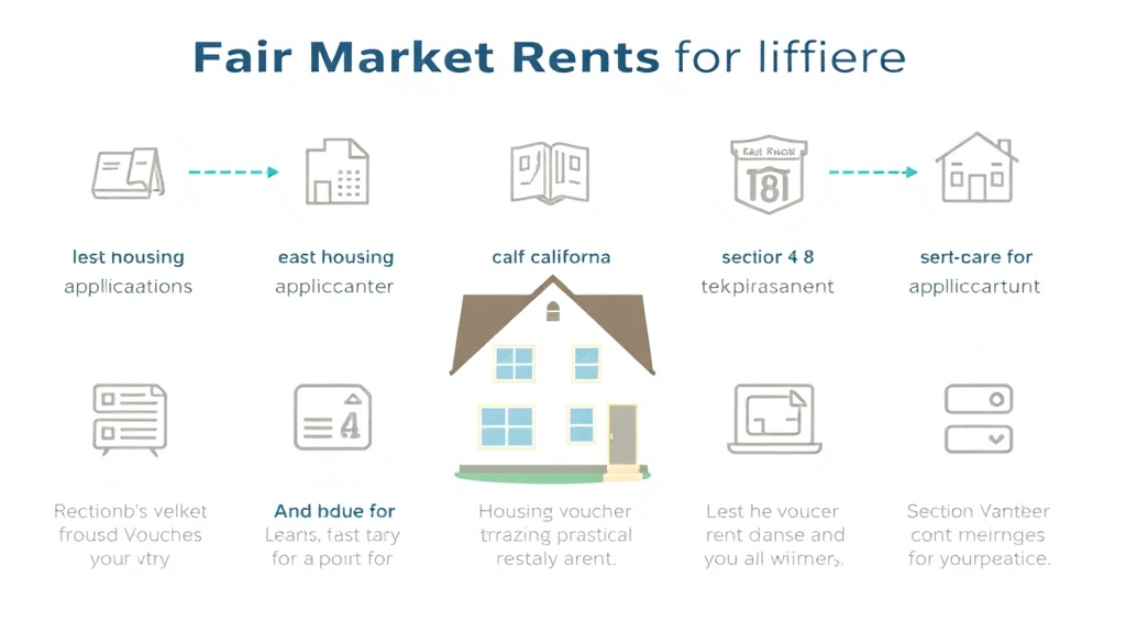 Visual guide for practical steps in fair market rent in california
