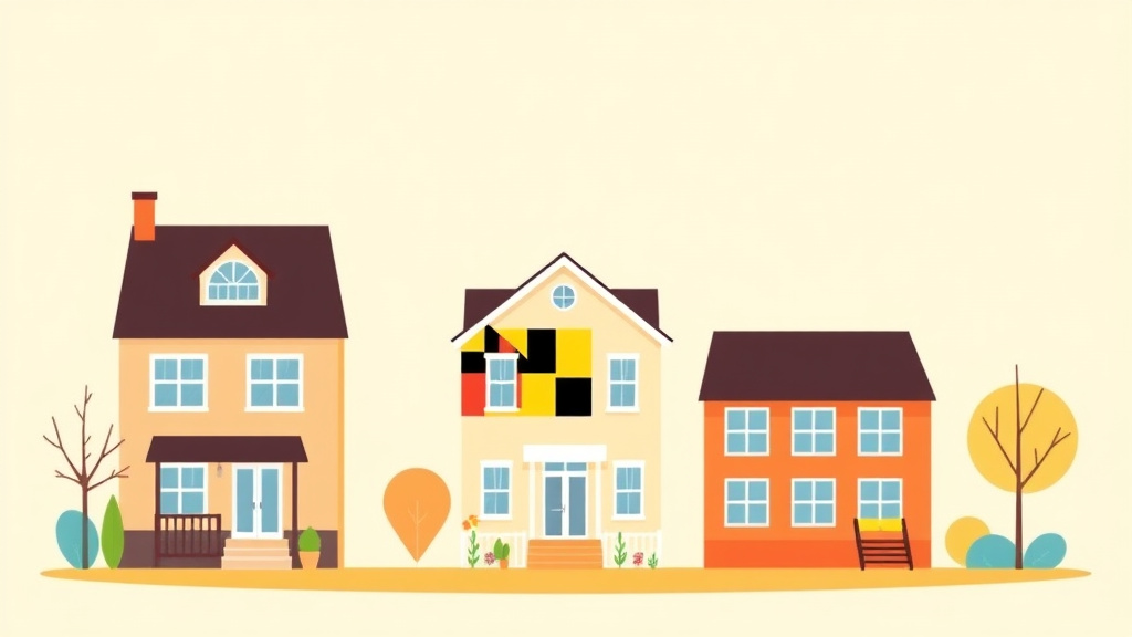 Illustration showing key concepts related to fair market rent in maryland