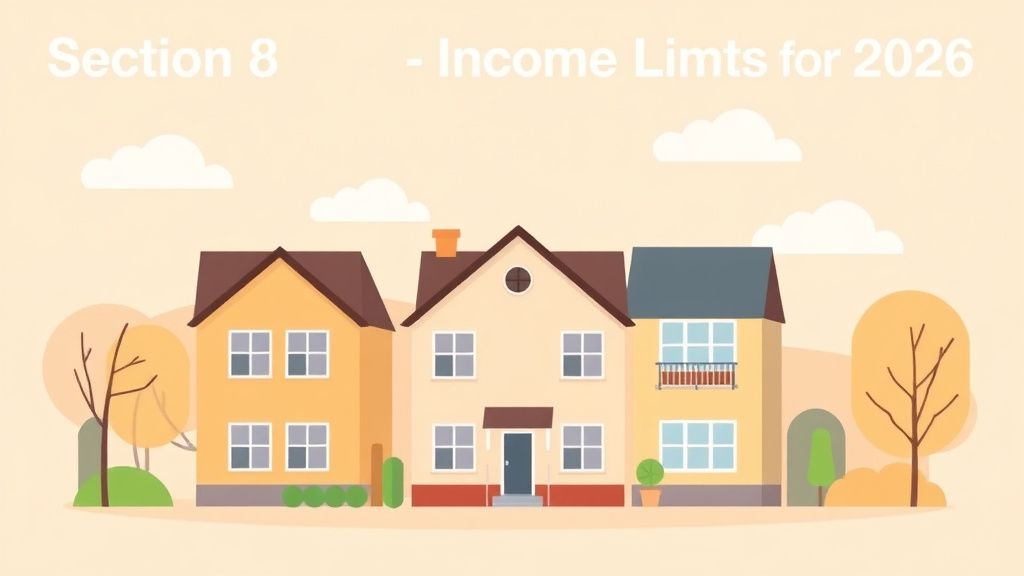 Illustration breaking down the fundamentals of section 8 Income Limits for 2026