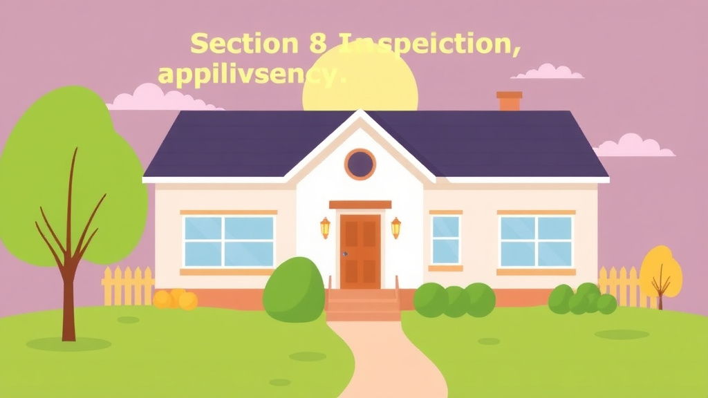 Illustration breaking down the fundamentals of section 8 Inspection Requirements in Georgia